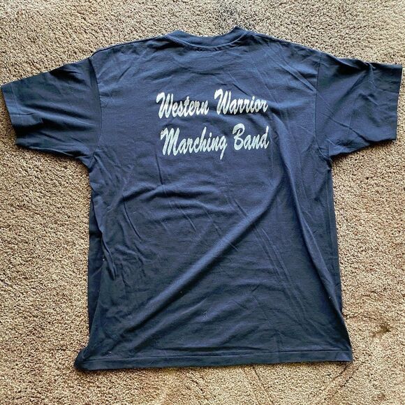 Vintage 89-90 Western Warriors Marching Band Shirt - Picture 11 of 12